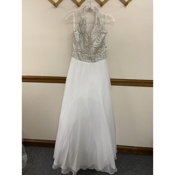 White Tiffany Designs Size 00 Ball gown dress - Picture 1 of 2